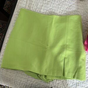 Zara Vibrant Green Mini skort